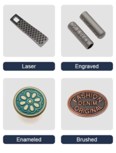 Customized Personalized Logo 10mm 12mm 15mm 17mm Spring Four Part Metal Snap Button for Clothes surface finish