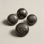 Beautiful New Design Big Zinc Alloy Plating Shank Button Blank Nickel-Free Eco-friendly for DIY Garment Decoration thumbnail