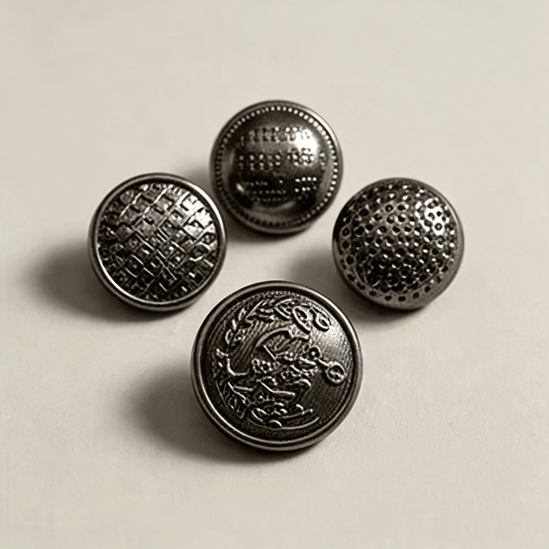 Beautiful New Design Big Zinc Alloy Plating Shank Button Blank Nickel-Free Eco-friendly for DIY Garment Decoration
