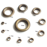 Metal Eyelet Manufacturer 6mm/6.5mm/7mm/8mm/8.5mm/9mm/10mm/11mm/12mm/15mm Custom Metal Eyelet for Leather thumbnail
