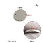 Professional Custom-Made Metal Suture Sign Zinc Alloy Nameplate Clothing Label for Luggage Embossed Garments logo Tag Metal