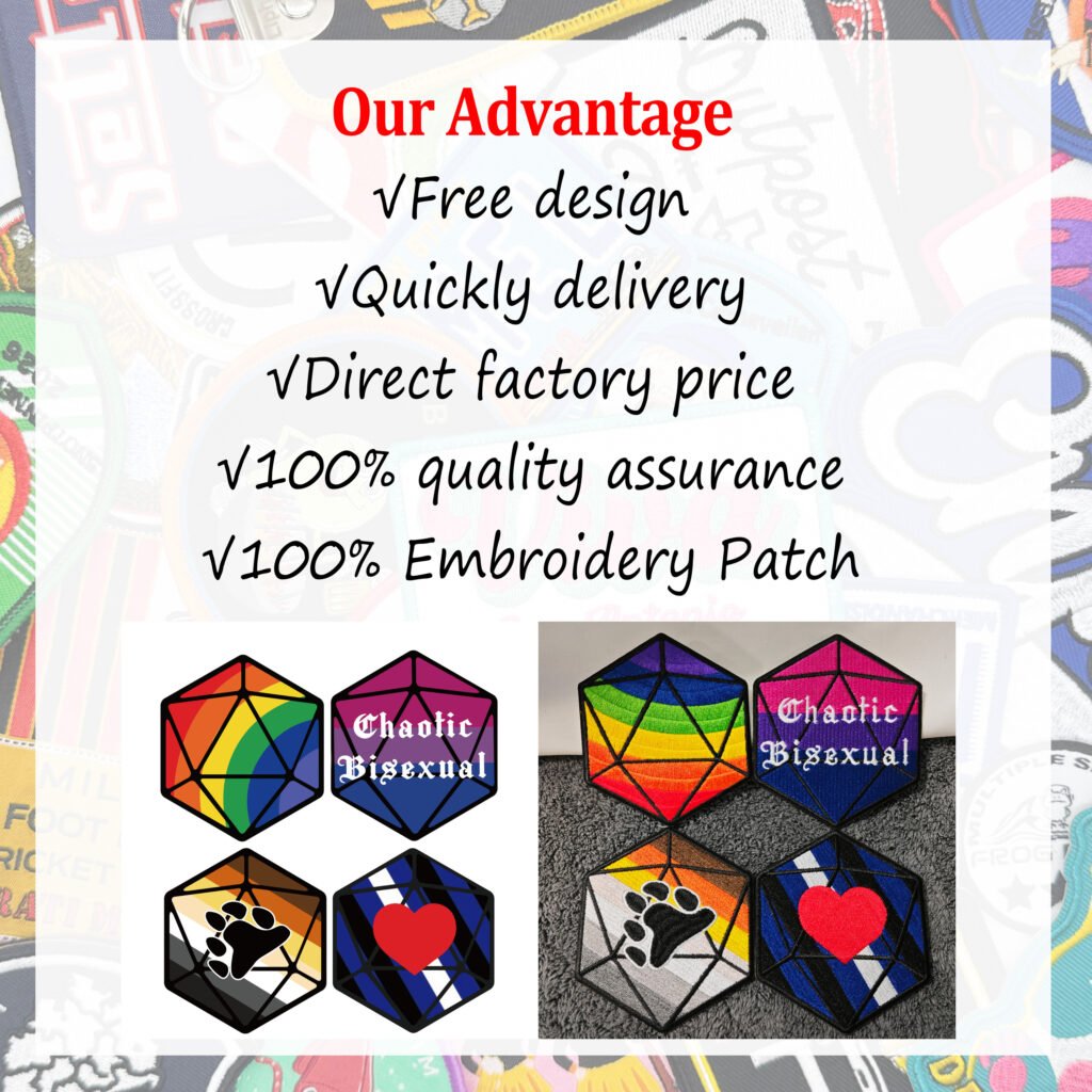Custom Embroidered Patches Personalized Embroidery With Logo Design Iron-On for Clothing Hats Printed Graphics Souvenir Use