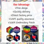 Custom Embroidered Patches Personalized Embroidery With Logo Design Iron-On for Clothing Hats Printed Graphics Souvenir Use