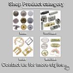 Beautiful New Design Big Zinc Alloy Plating Shank Button Blank Nickel-Free Eco-friendly for DIY Garment Decoration thumbnail