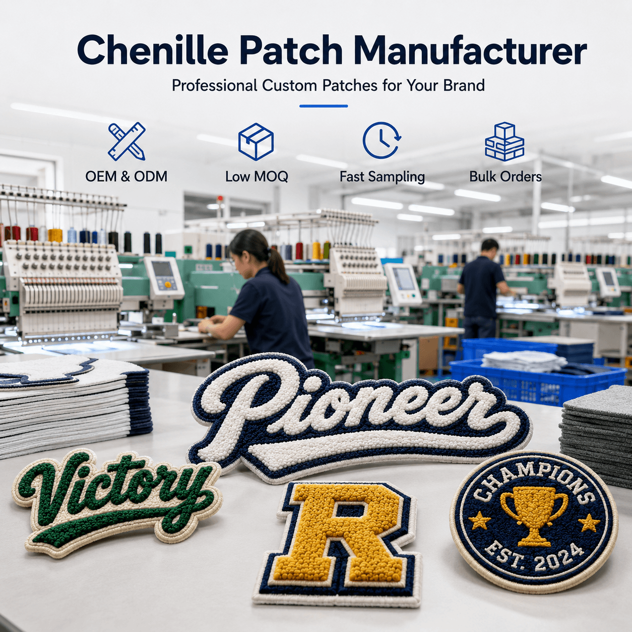 Guangzhou custom patch manufacturing facility