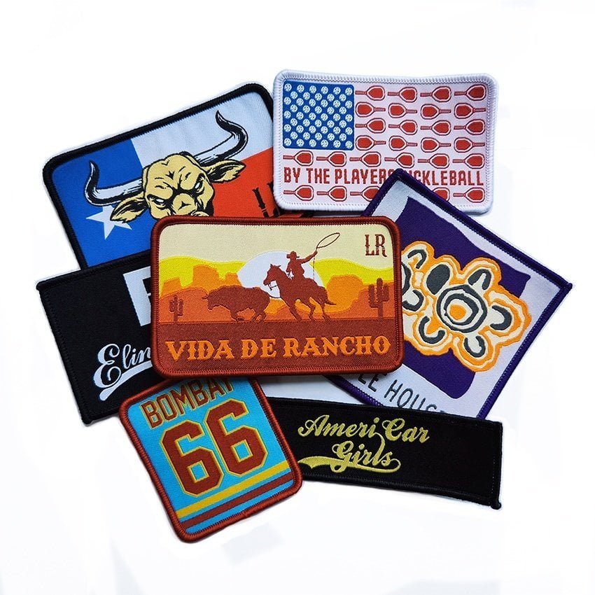 Custom patch manufacturing and finished patch samples