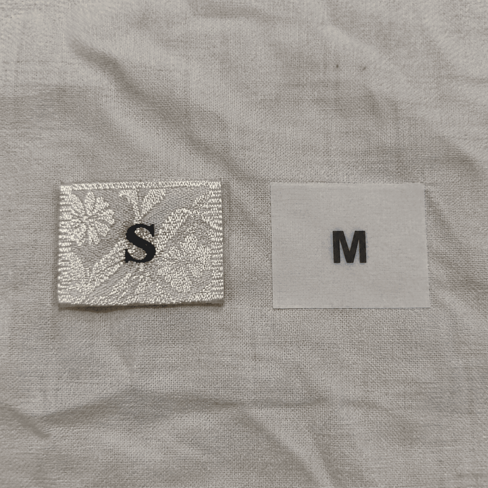 Custom size labels for fashion and activewear custom size label options for fashion and activewear garments