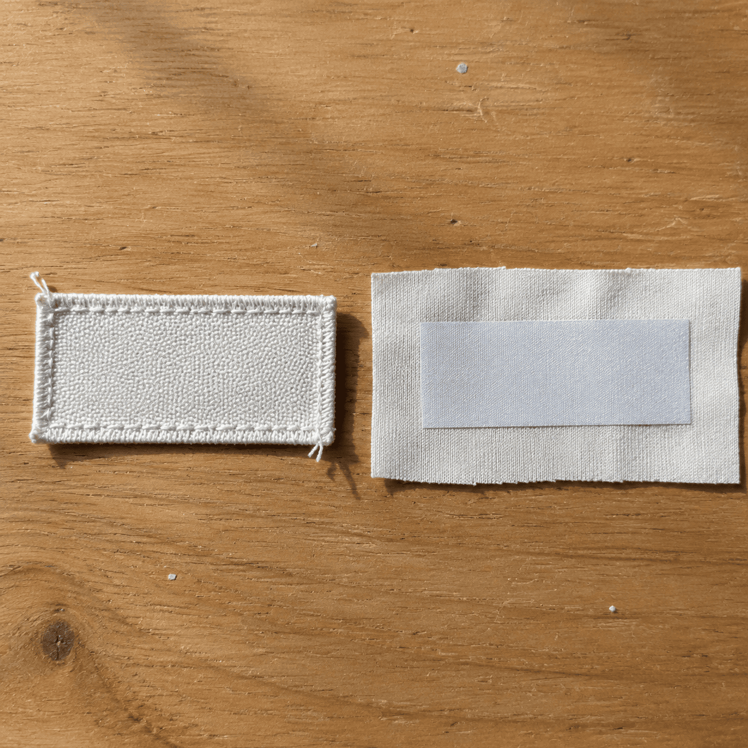 Sew-on labels vs heat transfer labels for apparel sew-on woven labels vs iron-on heat transfer labels comparison