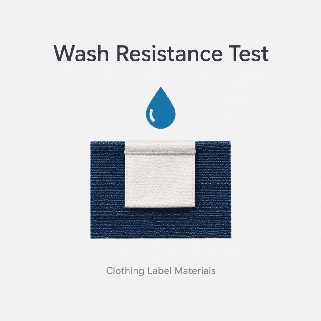 Wash Resistance Test for Different Clothing Label Materials